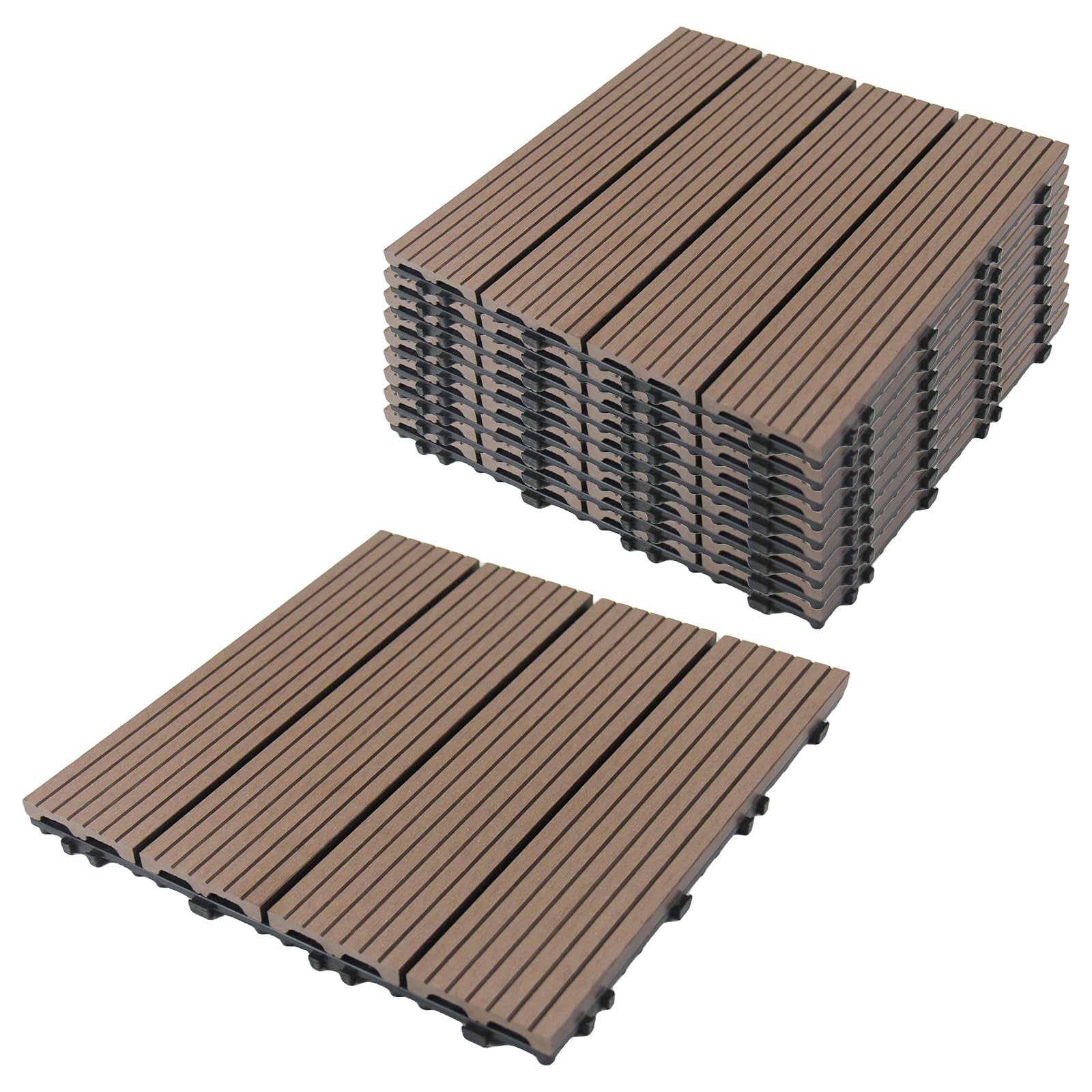 ブラウン デッキタイル 30cm x 30cm 960g27枚 ブラウン デッキタイル 30cm x 30cm 960g27枚の通販はau PAY